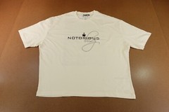 ASOS DESIGN Unisex Size Large Off White Oversized Biggie Smalls Graphic T-shirt