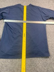 VANS Shirt Mens Medium Blue Long Sleeve Crew Neck Casual Graphic Print