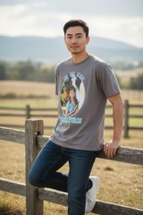 Shania Twain “Any Man Of Mine” Unisex Portrait Horse Gray T-shirt Varies Sizes
