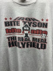 Vtg 1997 Iron Bite Mike Tyson vs Real Meal Holyfield Bite Nite II Men’s Sz XL (8