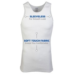 Gildan Men’s A-shirt Tanks, Multipack, Style G1104, White 6 Pack, XX-Large