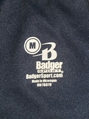 Badger Sport United States Naval Academy Blue T Shirt size M short Sleeve Print