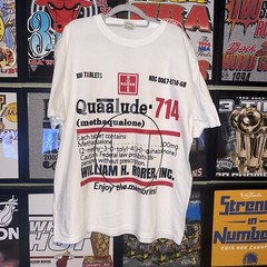 Quaalude Rorer 714 Custom T Shirt Wolf Of Wall Street Pill Drug CHOOSE YOUR SIZE