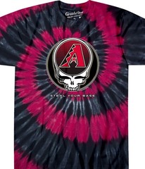 Arizona Diamondbacks Steal Your Base Tie-Dye T-Shirt — Grateful Dead Collab Styl