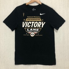 Nike Georgia Bulldogs 2021 National Champions Victory Lane Black T-Shirt Small