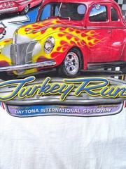 Vintage 1997 White Daytona Hot Rod T-Shirt Large