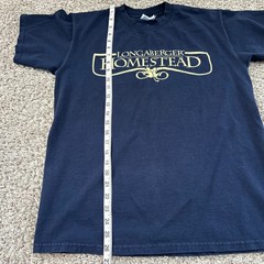 Longaberger Homestead T Shirt Navy Blue Gildan Ultra Cotton Size M