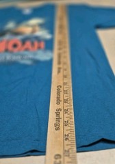 Sight & Sound Noah Ark T-Shirt Large Teal Biblical Theater Graphic Jesus Tee