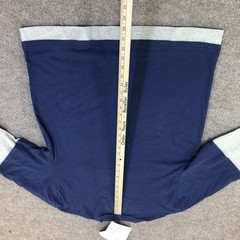 Aeropostale Shirt Mens Medium Blue East Coast 2 In 1 Long Sleeve Tee Tagless