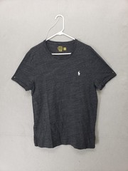 Polo Ralph Lauren Shirt Mens XL Black Custom Slim Fit Crewneck Classic Logo Tee