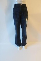 NWT Womens Lee Riders Midrise Bootcut Dark Blue Denim Jeans 24M *