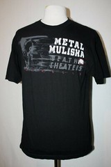 Metal Mulisha Sz Large Death Cheaters Black T Shirt