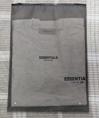 Fear of God Essentials Tee Light Oatmeal Men’s XS Oversized T-Shirt NWT FOG SS22
