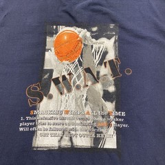 Vintage AND1 Shirt Mens XL Blue Y2K Basketball SWAT Team Smacking Wimps 2 Of 5