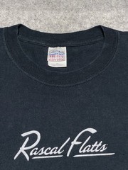 VINTAGE Y2K Rascal Flatts Black Coors Light Sponsor Rodeo Concert Tour Shirt