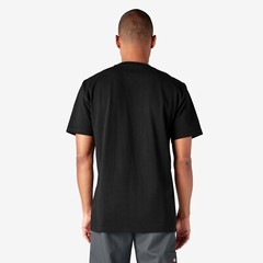 Dickies Short Sleeve Heavyweight Pocket Tee. Dickies Pocket T WS450 BK(Black)