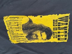 Y2K WWE Cactus Jack Mick Foley Wanted Dead T Shirt Mens Size L