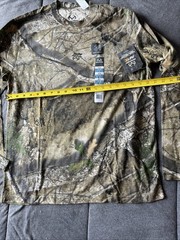 REALTREE APX SCENT CONTROL HUNTING CAMO LONG SLEEVE MEN’S T-SHIRT (SIZE – M)