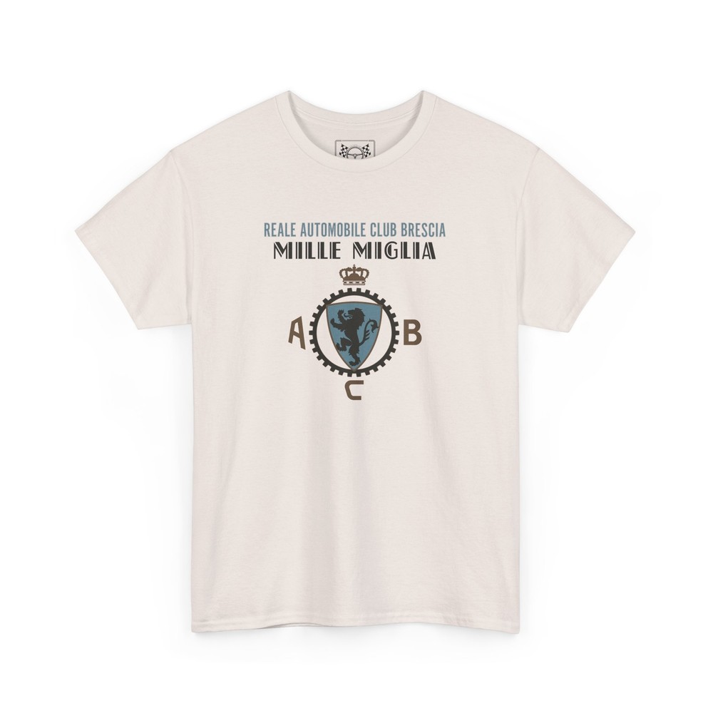 Mille Miglia Brescia Vintage T-Shirt Italian Auto Club Tee Italy Race Fans Gift