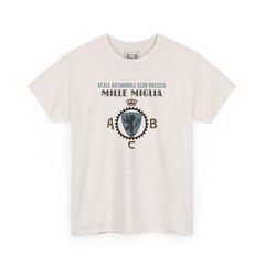 Mille Miglia Brescia Vintage T-Shirt Italian Auto Club Tee Italy Race Fans Gift