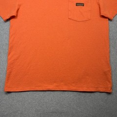 Patagonia Work Pocket T Shirt Mens Large Orange Hemp Organic Cotton Outdoor