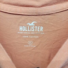 Hollister Must Have collection Peach Colored Scorpion shirt Sz Medium