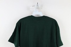Vtg 90s Streetwear Mens Large Blank Short Sleeve Pocket T-Shirt Hunter Green USA