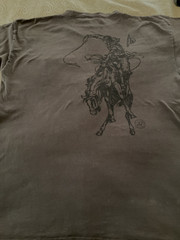 Vtg Marlboro Country Store Shirt Mens L/XL Adult 1 Size Cowboy Western Rodeo 90s