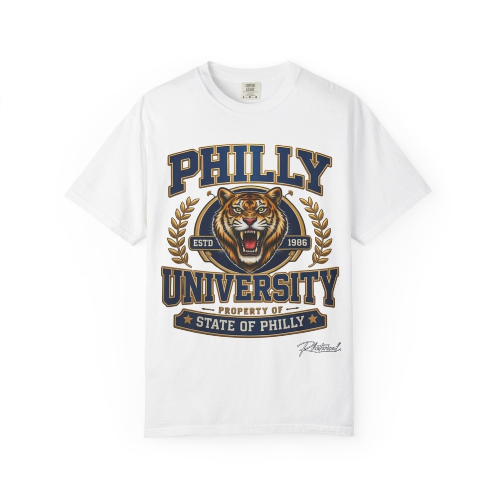 Philly University Tiger Graphic T-shirt | Collegiate Vintage Style