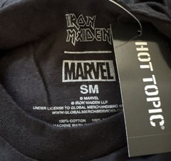 NWT Iron Maiden Marvel Wolverine SNIKT Graphic T-Shirt Men’s Small Black