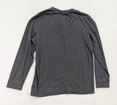 Croft & Barrow Men’s Henley Long Sleeve T-Shirt Size M Gray Classic