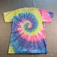 AC/DC Tie Dye T-Shirt Mens Medium Official Licensed Band Tee 2020 Rock