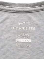 Nike Dri-FIT Gray Swoosh T-Shirt Men’s XL Athletic Training Gym Tee