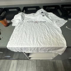 Men’s Tommy Hilfiger Logo T-Shirt 3X White MSRP $44.50