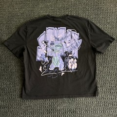 Disney asos Lilo & Stitch T Shirt Black S Oversized Boxy Fit 626 Entertainment