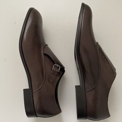 Donald J Pliner Men Sergio-TK Monk Strap Shoes 15M Expresso Brown Italian New
