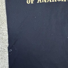 Sons Of Anarchy Shirt Mens S Black Graphic Crew Neck Cotton Tagless Distressed
