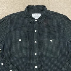 Neighborhood Japan Classic Dot Shirt Men’s Large Workwear Utility Streetwear