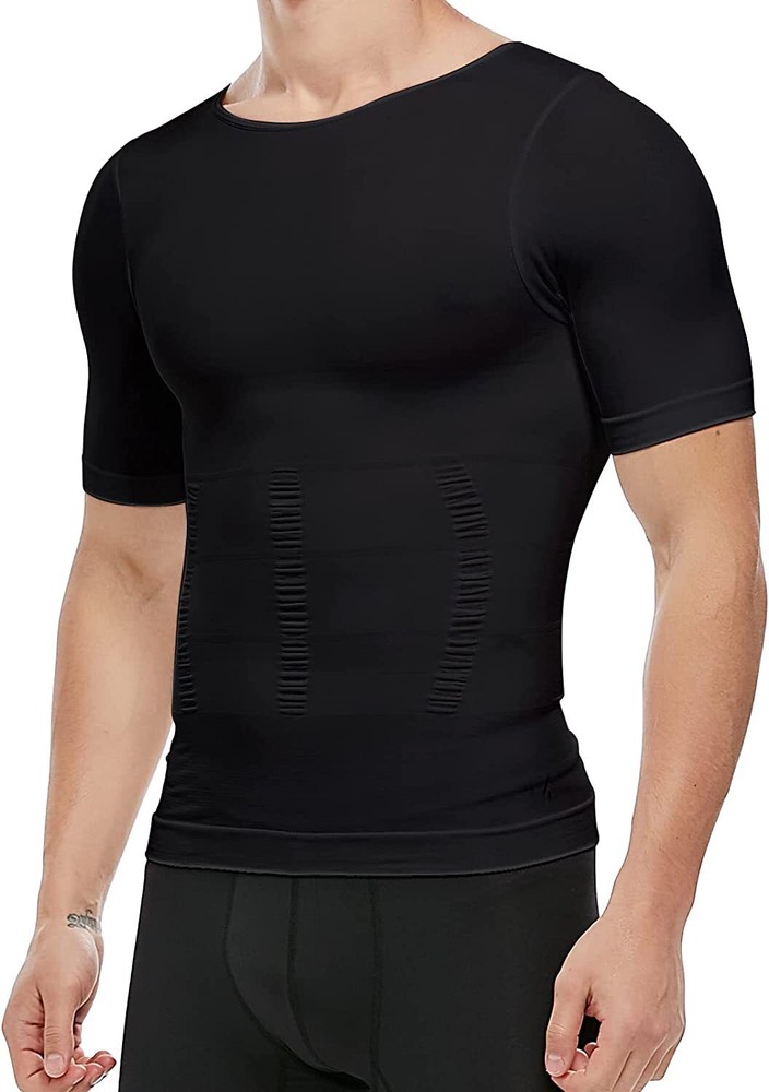 Men Slim Gynecomastia Compresson Tank Top Slimming Body Shaper Vest Undershirt