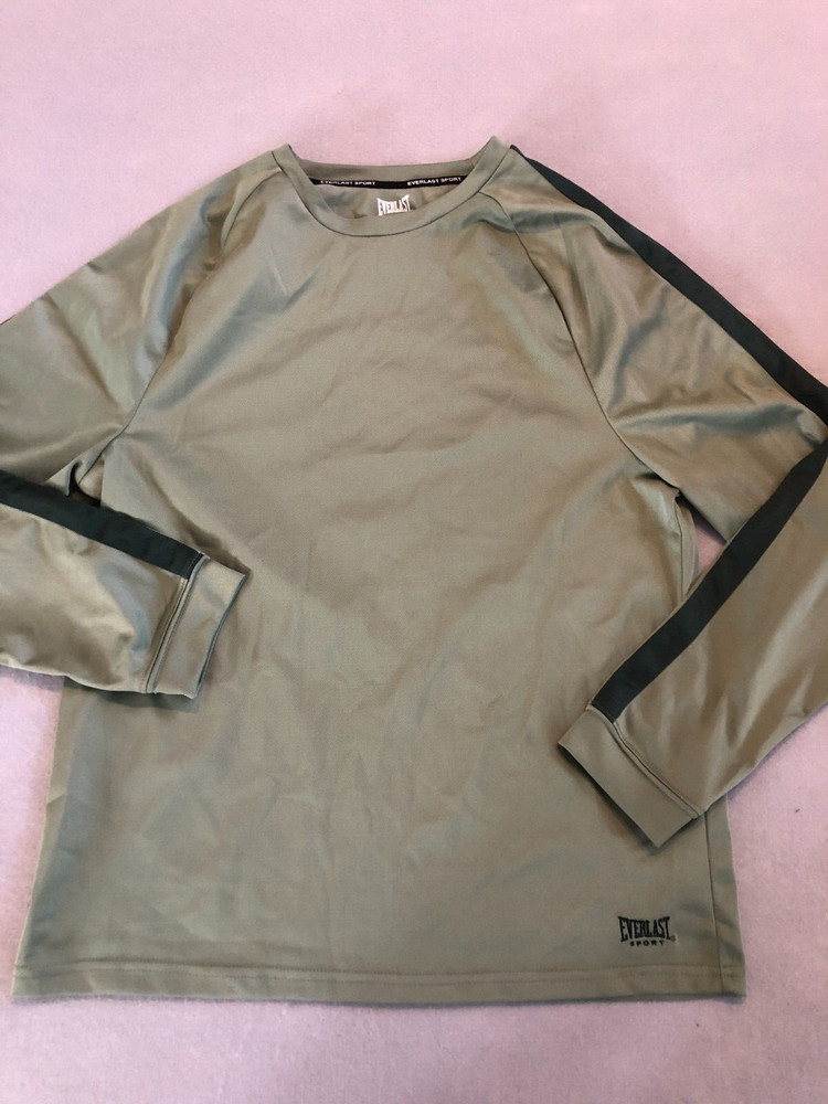 Everlast Sport Shirt Men’s Medium Long Sleeve Sage Green Activewear Tee