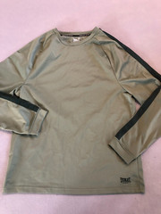 Everlast Sport Shirt Men’s Medium Long Sleeve Sage Green Activewear Tee