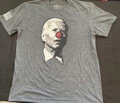 Shield Republic Shirt Mens XL Joe Biden Clown Nose Graphic Funny Tee Political