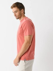 PETER MILLAR Crown Men’s Lava Wash Pocket Tee Color Clay Rose Size Small
