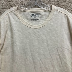 Duluth Trading Shirt 2XL Adult Beige Standard Fit Untucked Length Pullover Mens