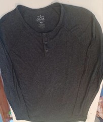 Fresh Clean Tees Large LOT OF 3 SHIRTS – LS Henley SS Henley + Tee