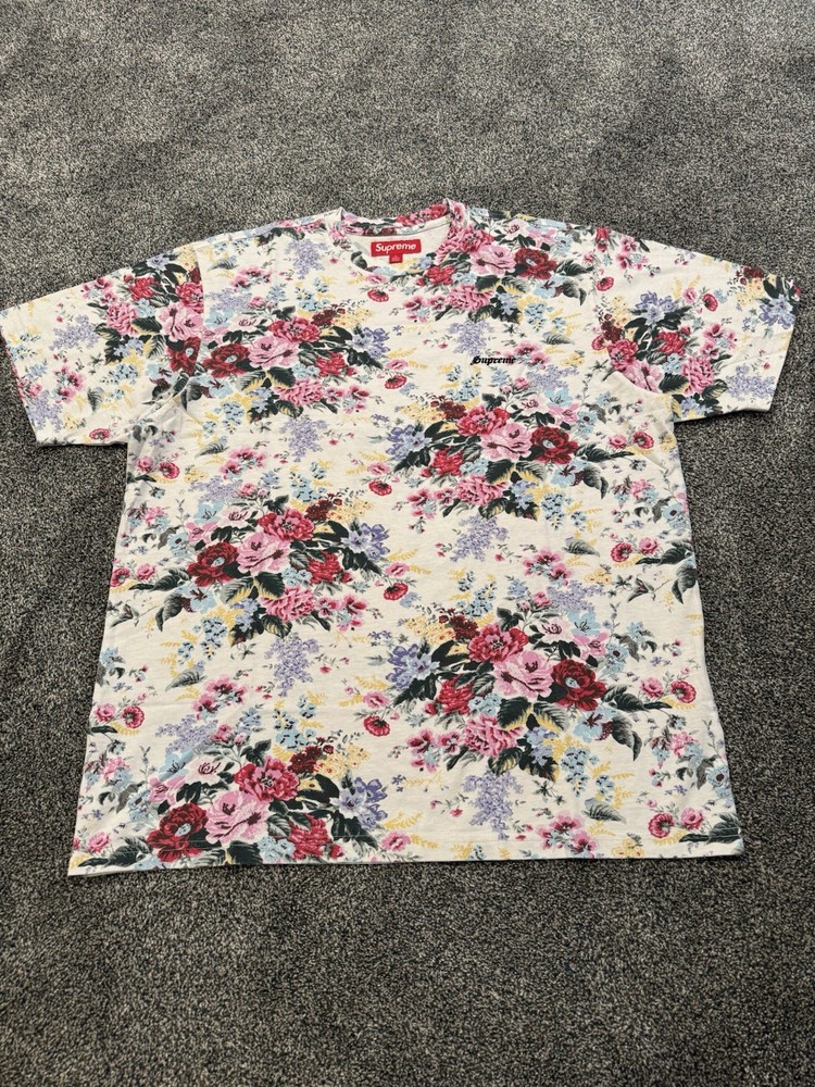 Supreme Washed S/S Top – Floral – Large – SS26