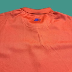 Starter Clemson Tigers Polo Shirt Large Mens Orange NCAA Golf Performance