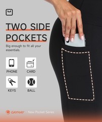 Leggings with Pockets for Women – High Waisted Tummy Control Workout Yoga Pan…