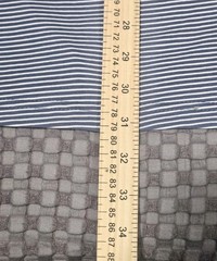NWT George Men’s Crewneck T-Shirt Blue & White Striped Size XL (46-48) Pocket