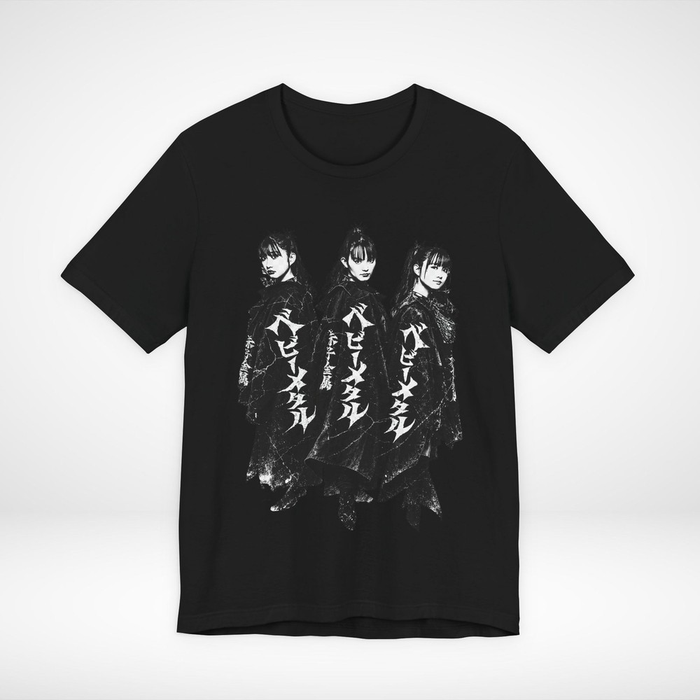 BABYMETAL Band T Shirt Japanese Metal Graphic Vintage Style Black